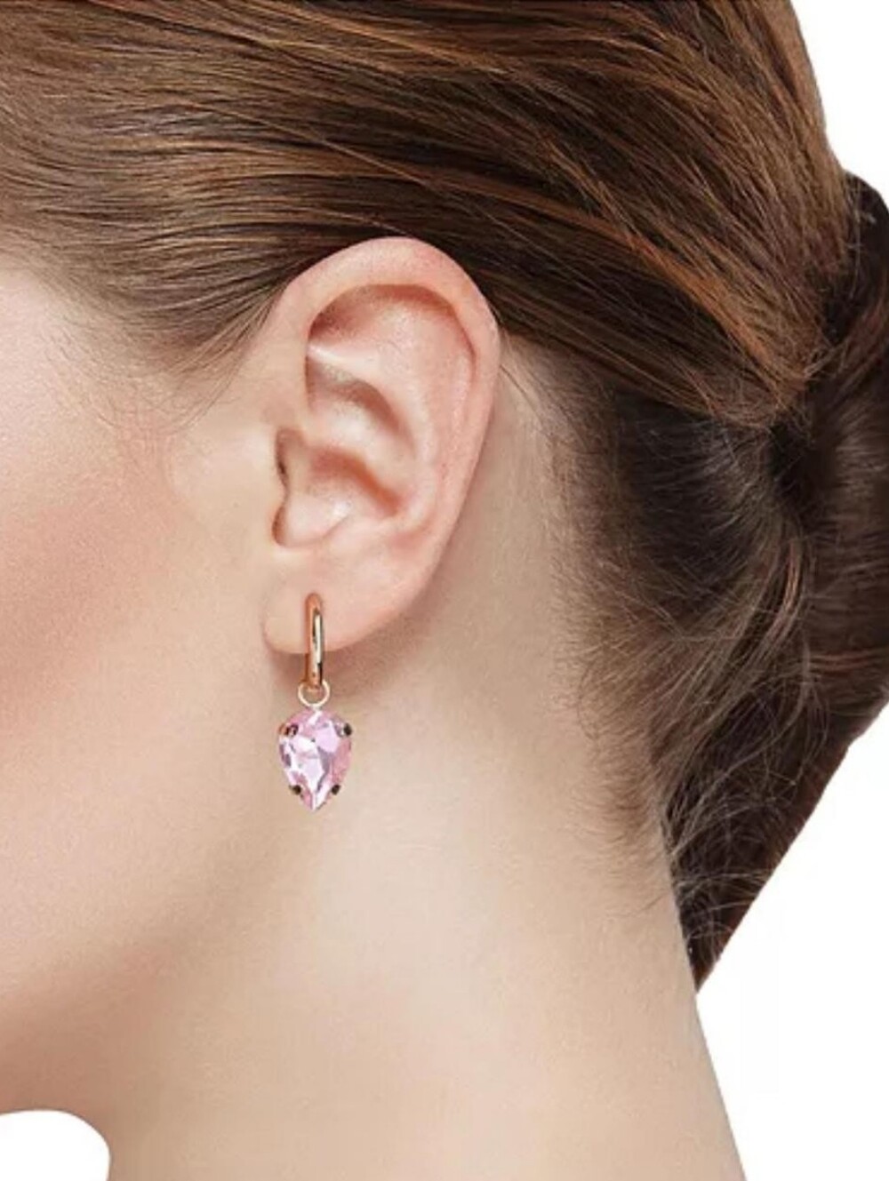 UnwrittenMulti-Color Glass Mix and Match Hoop Earring Set - Picture 5 of 8
